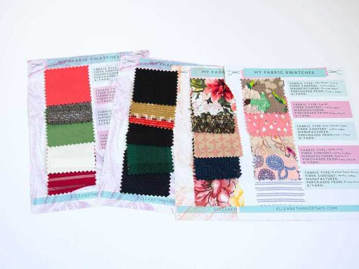 Fabric science swatch kit 11th edition