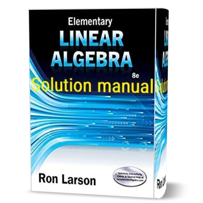 Elementary linear algebra ron larson 8th edition