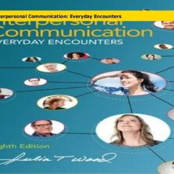 Interpersonal communication everyday encounters 9th edition free