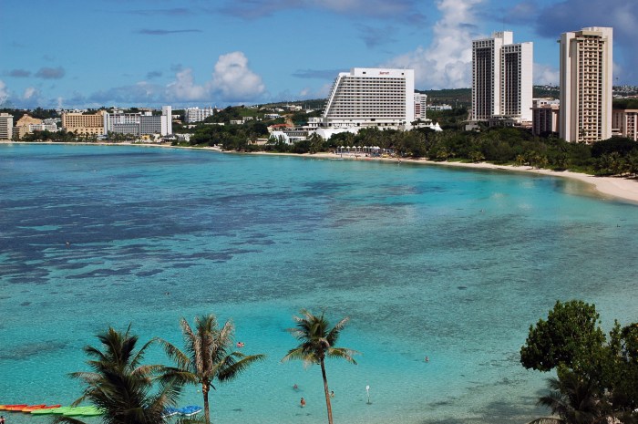 Guam island tumon bay pacific travel beaches where kh2 ocean south snorkeling tropical coffman guide american paradise reefs america palm